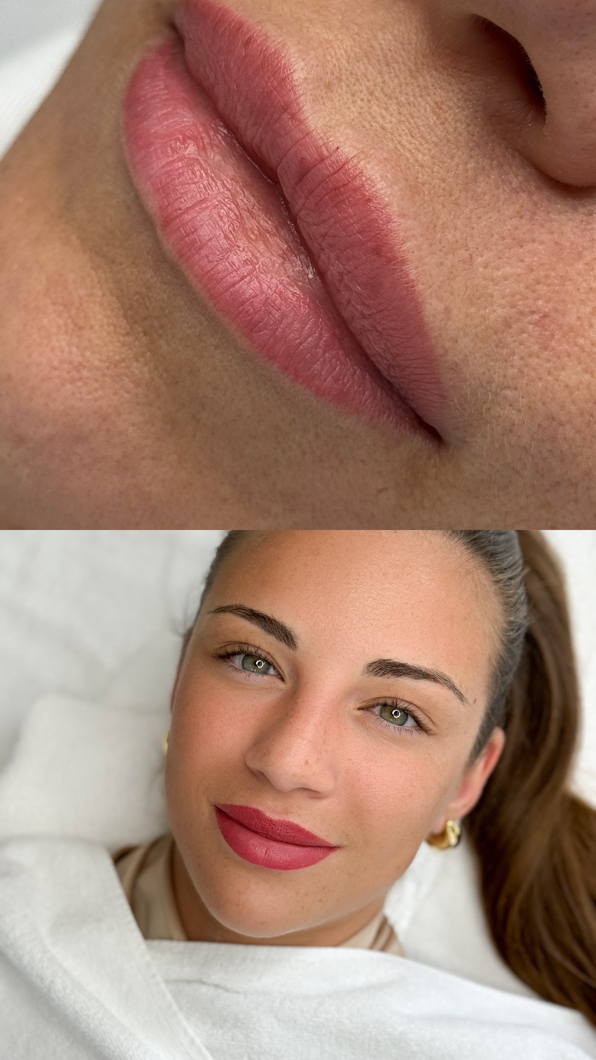 Lippen-Rekonstruktion & Farbverlauf